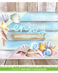 Lawn Fawn - Clear Stamps - How You Bean? Seashell Add-On-ScrapbookPal