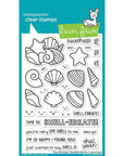 Lawn Fawn - Clear Stamps - How You Bean? Seashell Add-On-ScrapbookPal