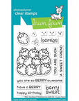 Lawn Fawn - Clear Stamps - How You Bean? Strawberries Add-On-ScrapbookPal