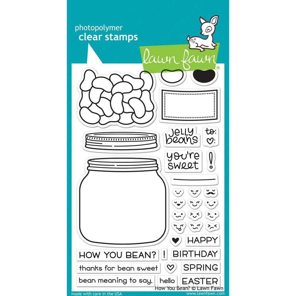 Lawn Fawn - Clear Stamps - How You Bean?-ScrapbookPal