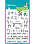 Lawn Fawn - Clear Stamps - Just Add Glitter-ScrapbookPal