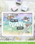 Lawn Fawn - Clear Stamps - Just Plane Awesome-ScrapbookPal