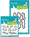 Lawn Fawn - Clear Stamps & Lawn Cuts - All The Santa Hats-ScrapbookPal