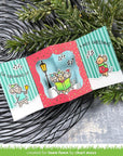 Lawn Fawn - Clear Stamps, Lawn Cuts & Coloring Stencils - Caroling Mice-ScrapbookPal