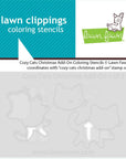 Lawn Fawn - Clear Stamps, Lawn Cuts & Coloring Stencils - Cozy Cats Christmas Add-on-ScrapbookPal