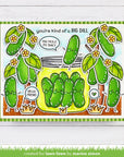 Lawn Fawn - Clear Stamps, Lawn Cuts & Coloring Stencils - How You Bean? Pickle Add-on-ScrapbookPal