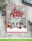 Lawn Fawn - Clear Stamps, Lawn Cuts & Coloring Stencils - Cozy Cats Christmas Add-on-ScrapbookPal