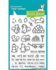 Lawn Fawn - Clear Stamps - Let's Go Nuts-ScrapbookPal