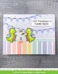 Lawn Fawn - Clear Stamps - Little Dragon Flip Flop-ScrapbookPal