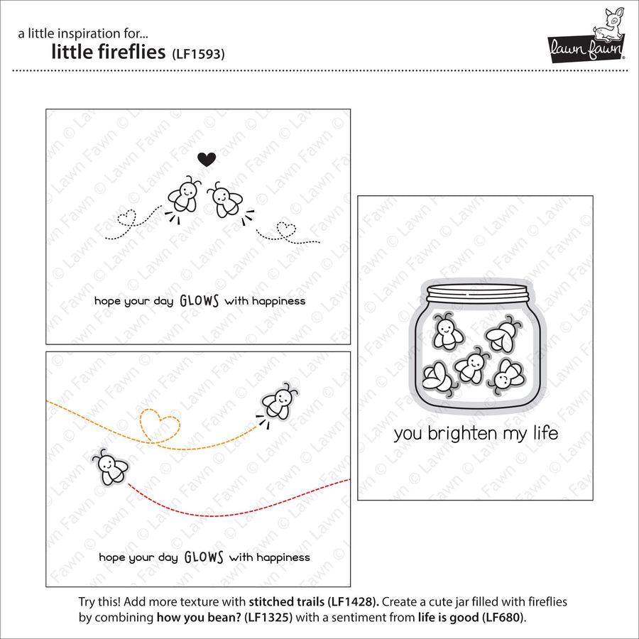 Lawn Fawn - Clear Stamps - Little Fireflies-ScrapbookPal