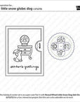 Lawn Fawn - Clear Stamps - Little Snow Globe: Dog-ScrapbookPal