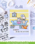 Lawn Fawn - Clear Stamps - Little Woodland Library-ScrapbookPal