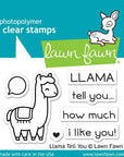 Lawn Fawn - Clear Stamps - Llama Tell You-ScrapbookPal