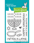 Lawn Fawn - Clear Stamps - Love You A Latke-ScrapbookPal