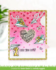 Lawn Fawn - Clear Stamps - Magic Heart Messages-ScrapbookPal