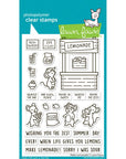 Lawn Fawn - Clear Stamps - Make Lemonade!-ScrapbookPal