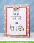 Lawn Fawn - Clear Stamps - Milk and Cookies-ScrapbookPal