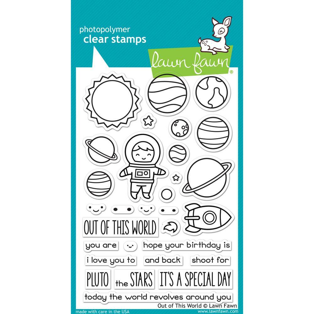 Lawn Fawn - Clear Stamps - Out of This World-ScrapbookPal