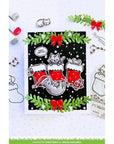 Lawn Fawn - Clear Stamps - Pawsitive Christmas-ScrapbookPal