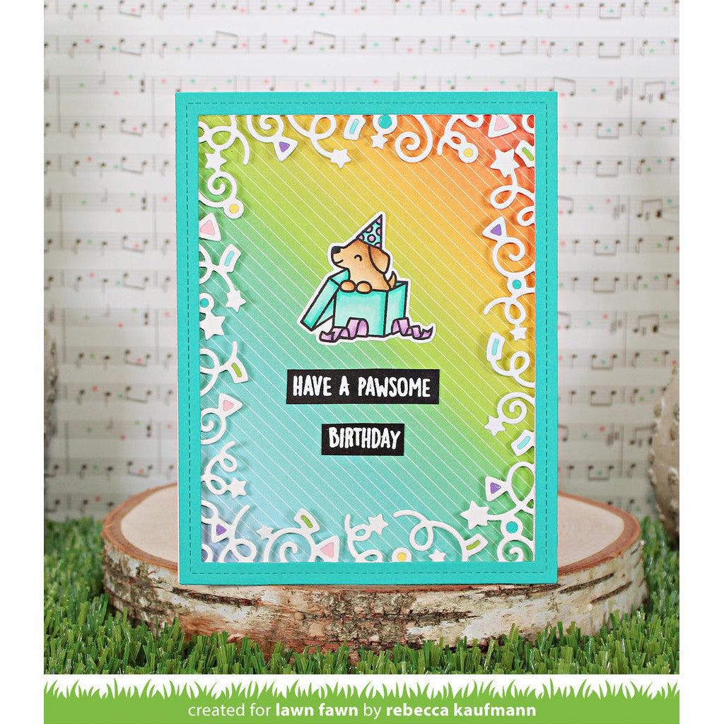Lawn Fawn - Clear Stamps - Pawsome Birthday-ScrapbookPal