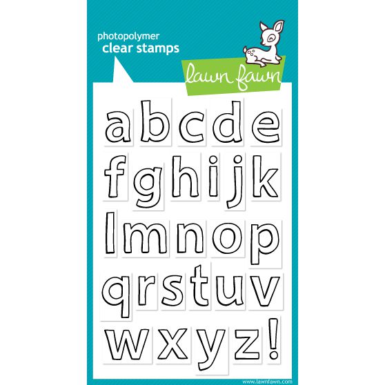Lawn Fawn - Clear Stamps - Quinn's ABCs-ScrapbookPal