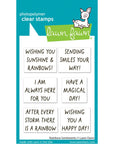 Lawn Fawn - Clear Stamps - Rainbow Sentiments-ScrapbookPal