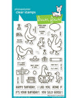 Lawn Fawn - Clear Stamps - Silly Goose!-ScrapbookPal