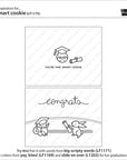 Lawn Fawn - Clear Stamps - Smart Cookie-ScrapbookPal