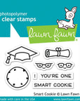 Lawn Fawn - Clear Stamps - Smart Cookie-ScrapbookPal