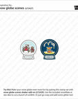 Lawn Fawn - Clear Stamps - Snow Globe Scenes-ScrapbookPal