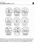 Lawn Fawn - Clear Stamps - Snow Globe Scenes-ScrapbookPal