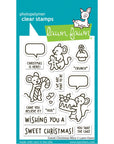 Lawn Fawn - Clear Stamps - Sweet Christmas Mice-ScrapbookPal