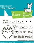 Lawn Fawn - Clear Stamps - Sweet Strawberry-ScrapbookPal