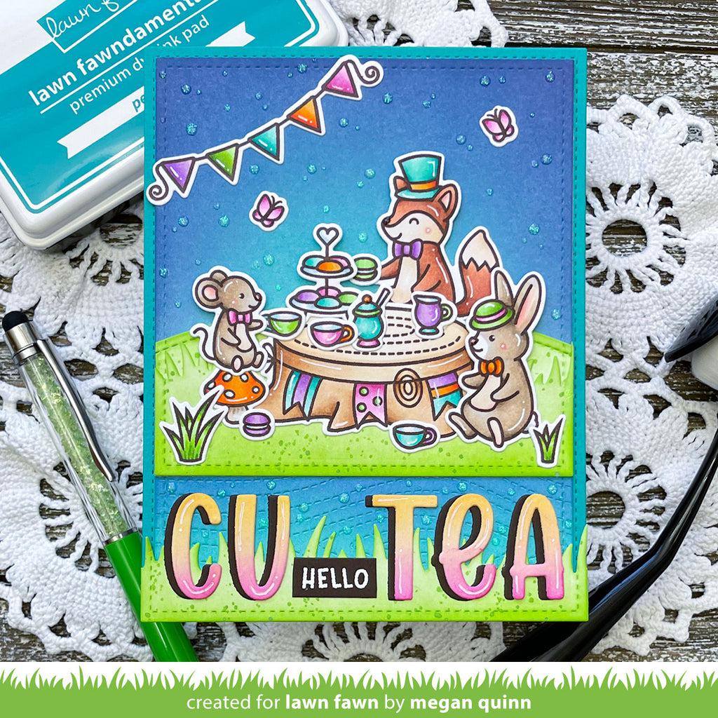 Lawn Fawn - Clear Stamps - Tea-Rrific Day-ScrapbookPal
