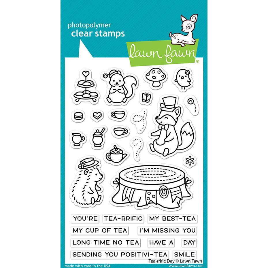 Lawn Fawn - Clear Stamps - Tea-Rrific Day-ScrapbookPal