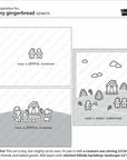 Lawn Fawn - Clear Stamps - Tiny Gingerbread-ScrapbookPal