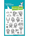 Lawn Fawn - Clear Stamps - Tiny Sports Friends-ScrapbookPal
