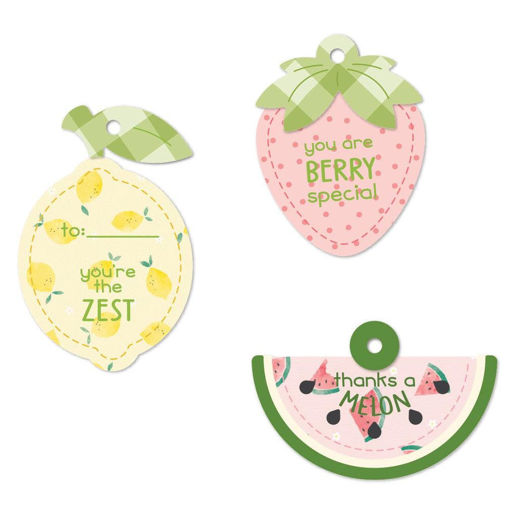 Lawn Fawn - Clear Stamps - Tiny Tag Sayings: Fruit-ScrapbookPal