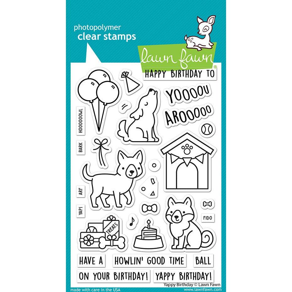 Lawn Fawn Set Di Timbri Trasparenti 3x4" - Tiny Birthday Friends (LF2601) Per Card Making E Scrapbooking - 2