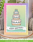 Lawn Fawn - Coloring Stencils - Cake It Easy Add-On-ScrapbookPal