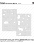 Lawn Fawn - Coloring Stencils - Capybaras!-ScrapbookPal