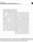 Lawn Fawn - Coloring Stencils - Dandy Day-ScrapbookPal