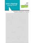 Lawn Fawn - Coloring Stencils - Garden Mouse-ScrapbookPal