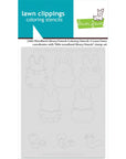 Lawn Fawn - Coloring Stencils - Little Woodland Library Friends-ScrapbookPal