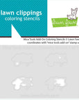Lawn Fawn - Coloring Stencils - Mice Tools Add-On-ScrapbookPal