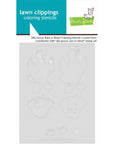 Lawn Fawn - Coloring Stencils - Silly Goose, Rain Or Shine!-ScrapbookPal