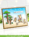 Lawn Fawn - Hot Foil Plates - Cloud Background: Landscape Hot Foil Plate-ScrapbookPal