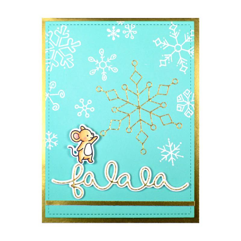 Lawn Fawn - Hot Foil Plates - Snowflake Duo-ScrapbookPal