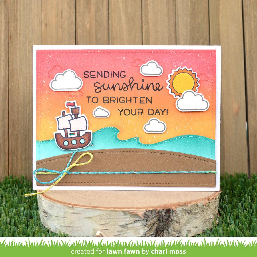 Lawn Fawn - Lawn Cuts - All the Clouds-ScrapbookPal