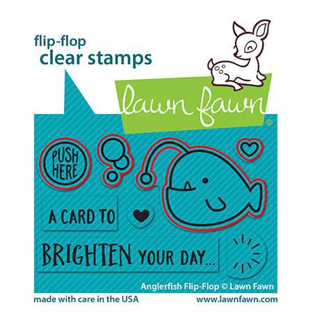 Lawn Fawn - Lawn Cuts - Anglerfish Flip Flop-ScrapbookPal